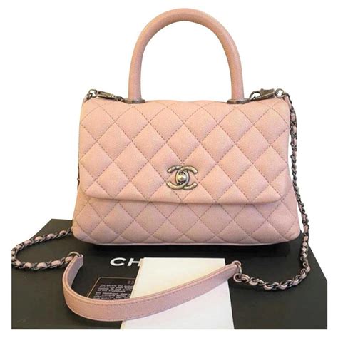 chanel pink ref bag